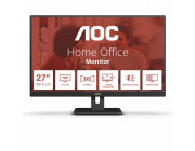 27.0- AOC VA LED 27E3UM Black Borderless (4ms, 3000:1, 300cd, 1920x1080, 178°/178°, VGA, HDMI, DisplayPort, USB Hub: 2 x USB3.2, Speakers 2 x 2W, Refresh Rate 75Hz, Audio Line-out, VESA)